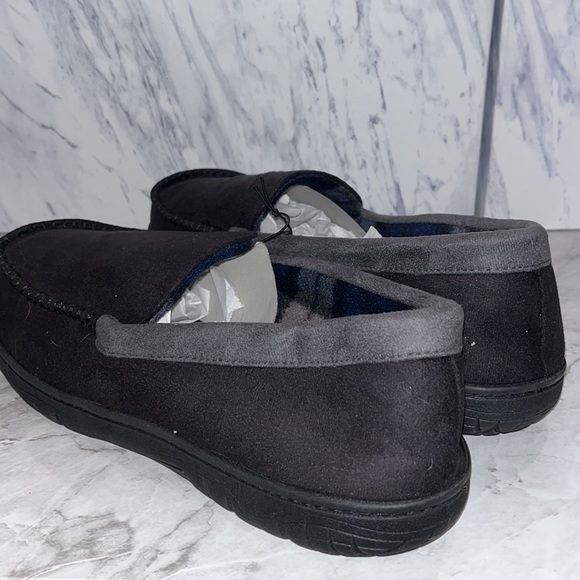 NEW Hanes comfortsoft memory foam knit moccasin slipper XXLARGE 12.5-13.5 - Picture 3 of 4